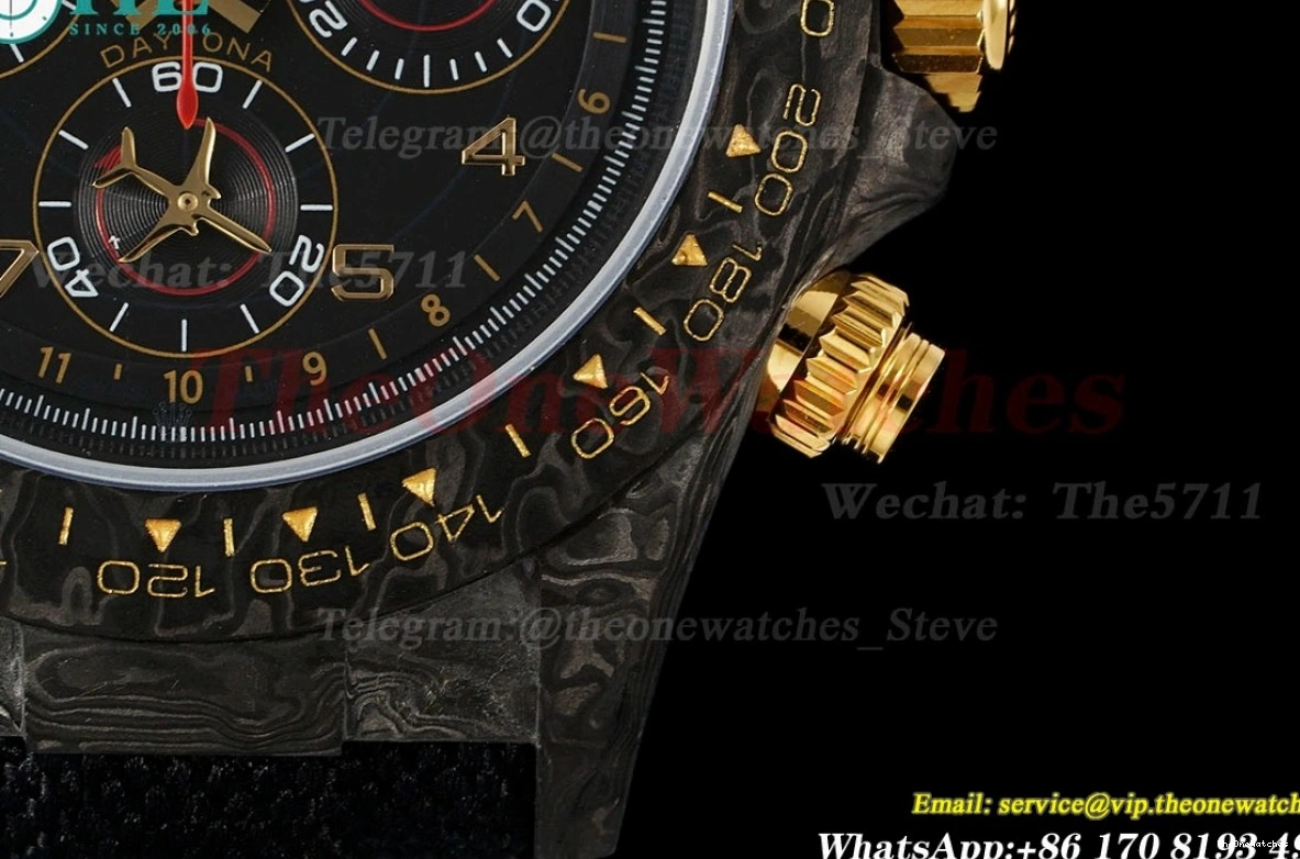 Diw SH4130 Daytona Black DIal Black FC NY 40mm DIWF 0318